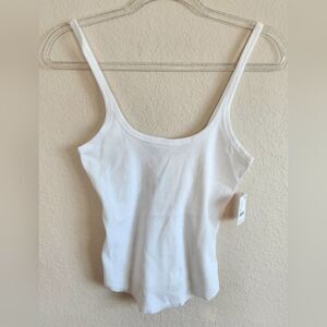 FP Movement White Scoop Neck Tank Top  XS & S